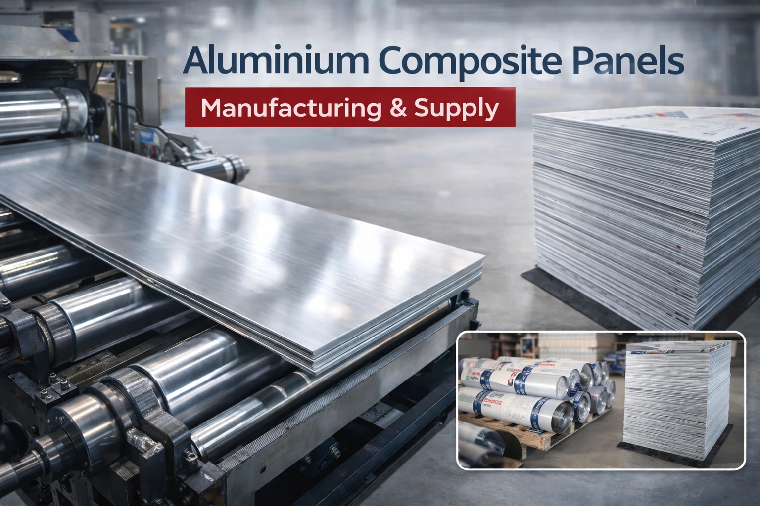 Aluminium composite panel production process